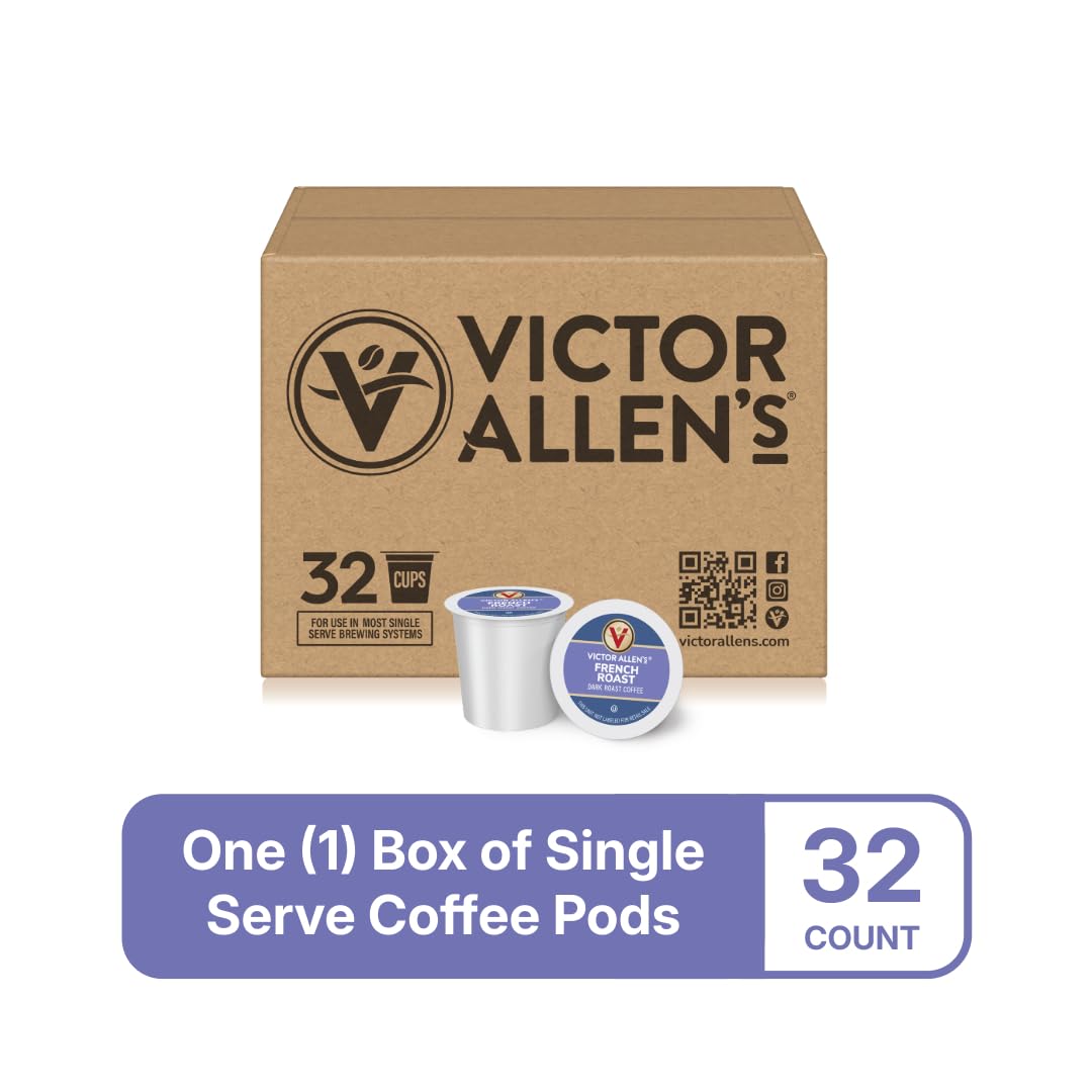 Victor Allen's French Roast brew in a cup delivers rich flavor.