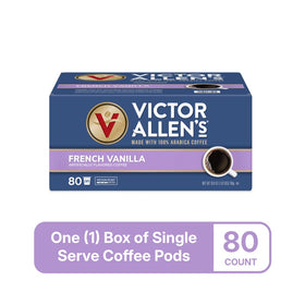 Victor Allen's French Vanilla packaging preserves freshness and flavor.