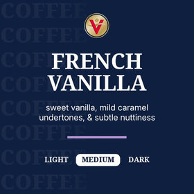 Victor Allen's French Vanilla pod highlights rich aroma for Keurig brewers.