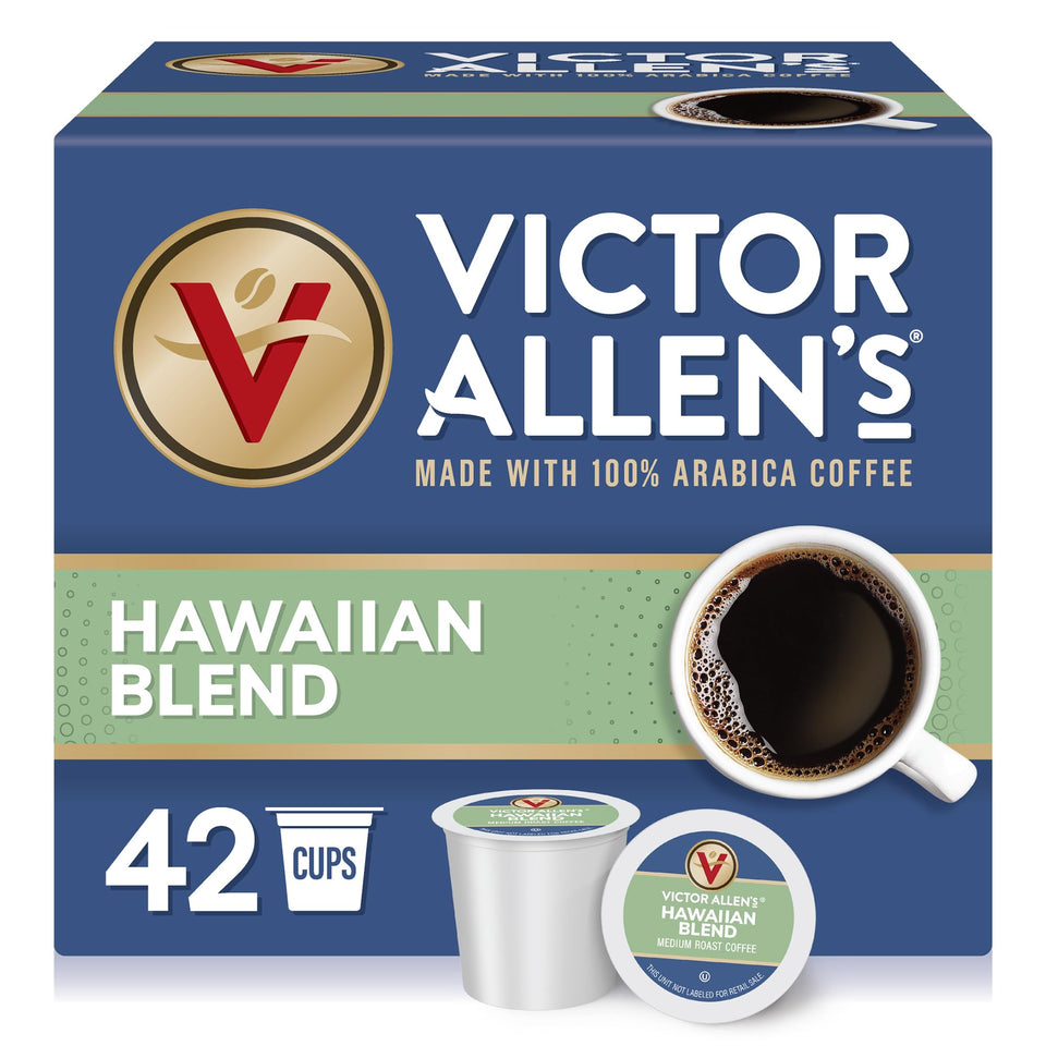 Victor Allen's Hawaiian Blend pods deliver a balanced, aromatic cup with a smooth finish.