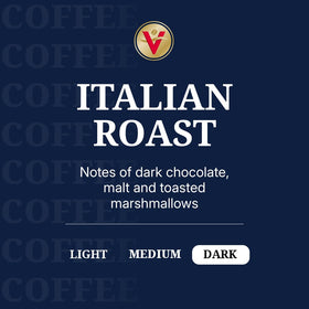 Victor Allen's Italian Roast aroma fills a cozy kitchen