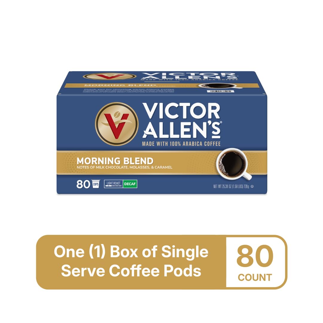 Keurig-compatible Morning Blend pod brewing for a calm start.