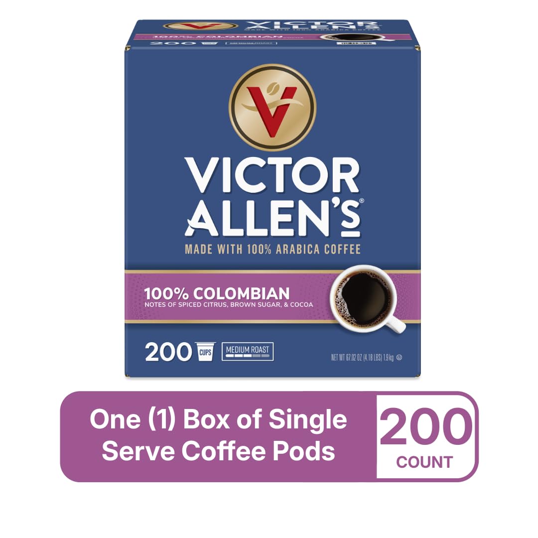 Victor Allen's Coffee medium roast aroma delivering full body and balanced flavor.