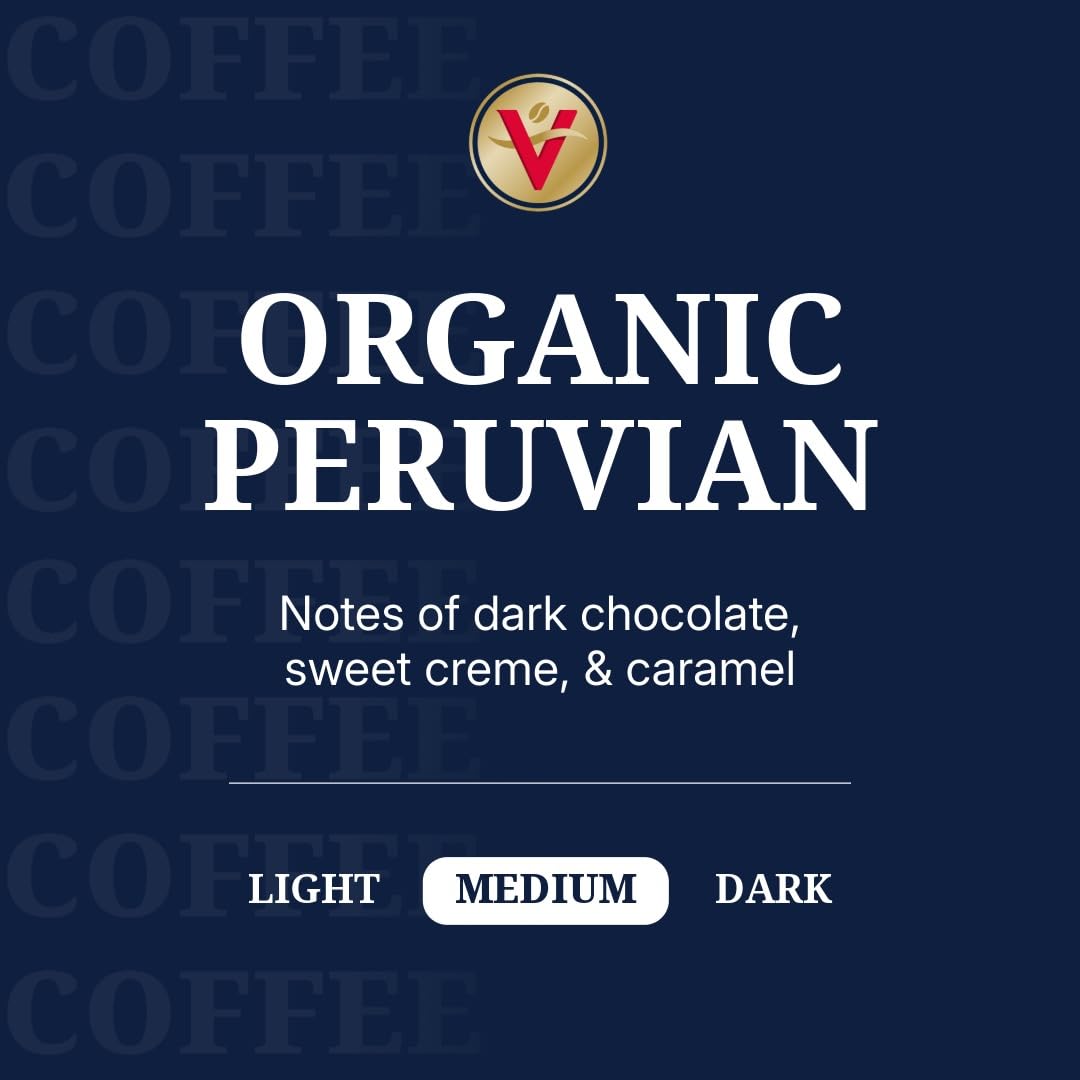 Victor Allen's Organic Peruvian pods ready for Keurig brewing for a smooth cup