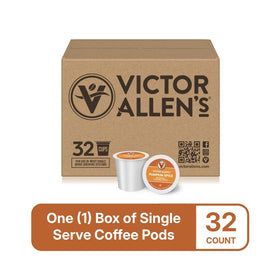 Victor Allen's Pumpkin Spice medium roast with full-bodied pumpkin and cinnamon aroma