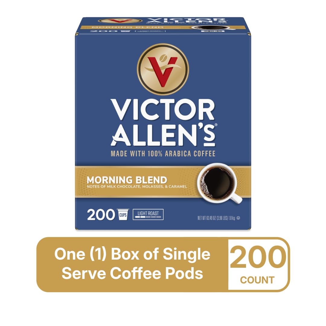 Victor Allen's Morning Blend in a Keurig brewer for a quick start to your day.