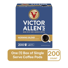 Victor Allen's Morning Blend in a Keurig brewer for a quick start to your day.