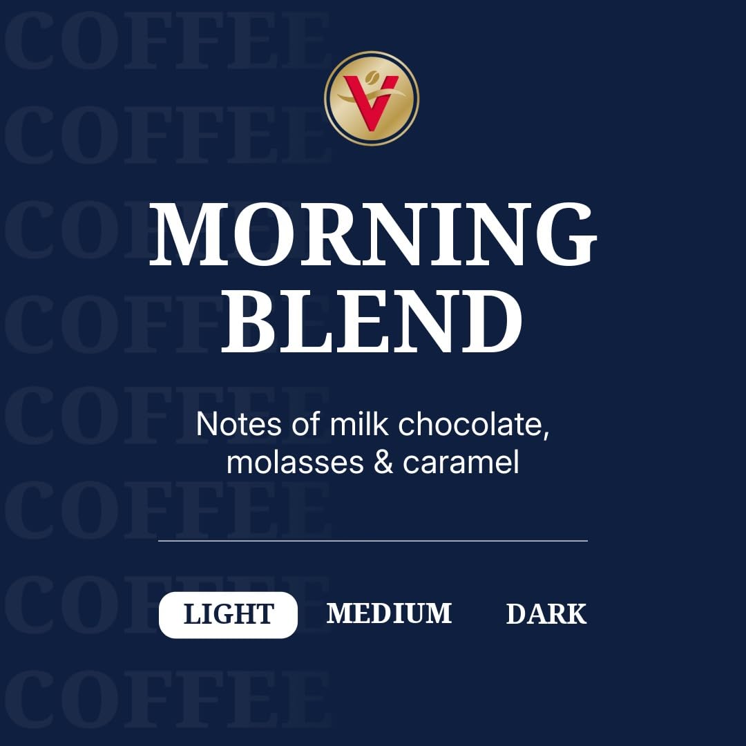 Light roast Morning Blend pod delivering mild, inviting aroma in every cup.