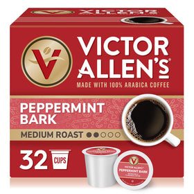 Victor Allen's Peppermint Bark box displays festive packaging and holiday flavor