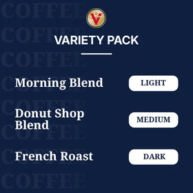 Victor Allen's Donut Shop Blend pods for balanced daily brewing