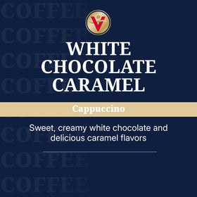 Victor Allen's coffee pods on shelf, highlighting convenient single-serve format.
