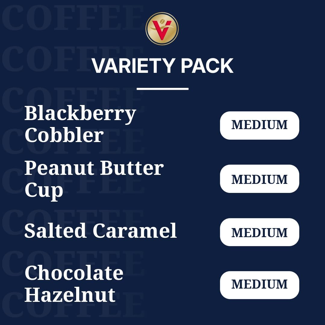 Victor Allen's Peanut Butter Cup pod close-up for Keurig brewers, delivering creamy chocolate notes.