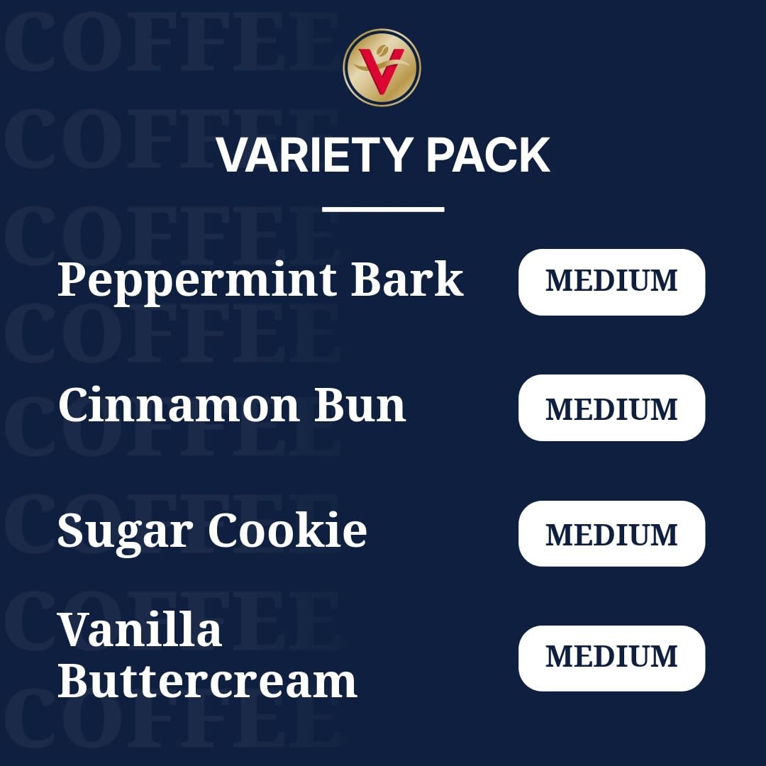 Peppermint Bark pod from Victor Allen's Winter Wonderland offering festive peppermint flavor.