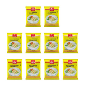 VIFON chicken flavor instant porridge ten-pack box, convenient pantry staple for quick breakfasts.