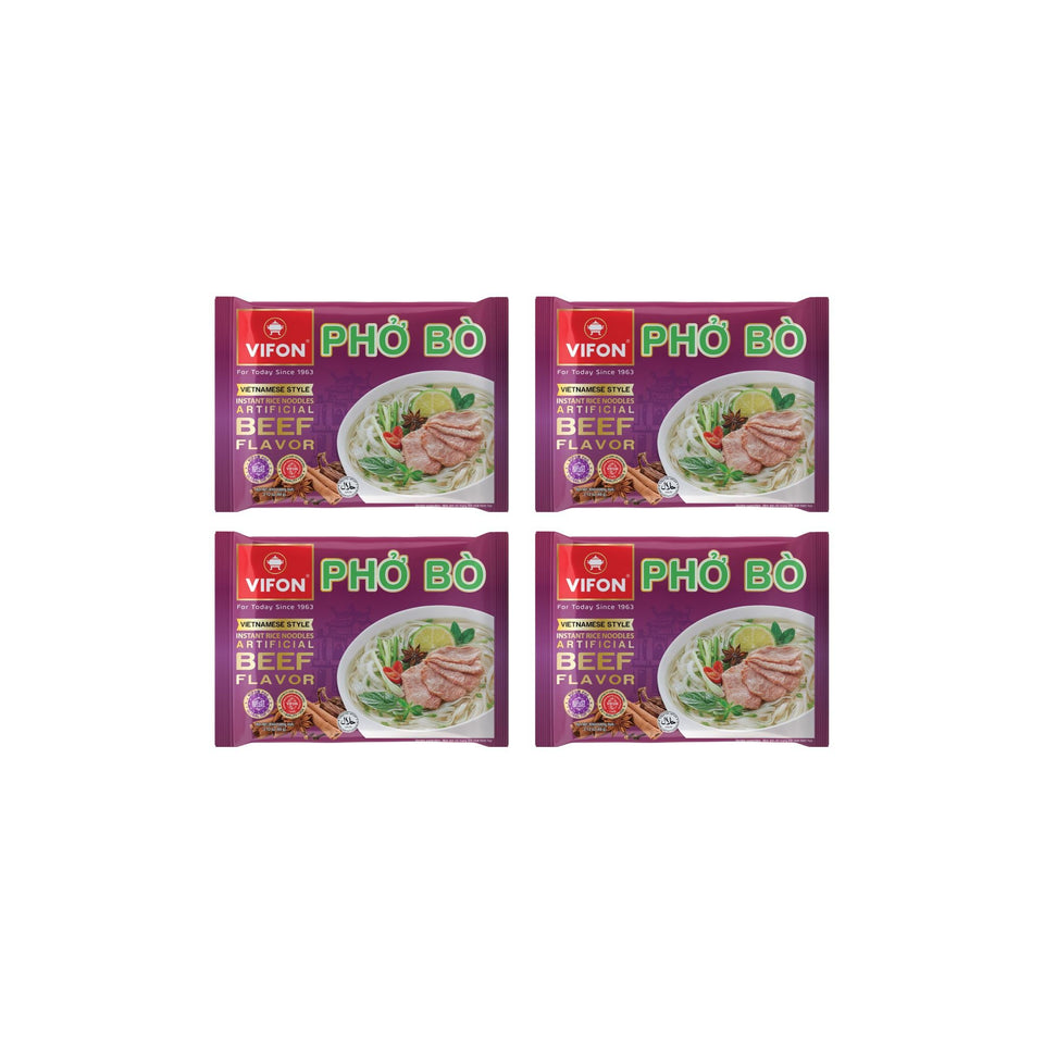 VIFON Pho Bo bowl steaming, inviting dinner in minutes.