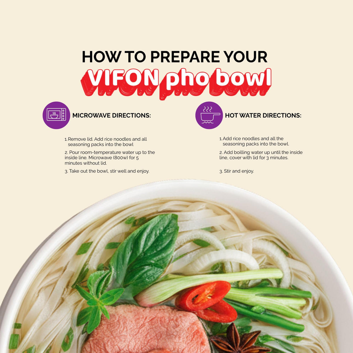 VIFON Pho Bo pack of 12 for bulk convenience.