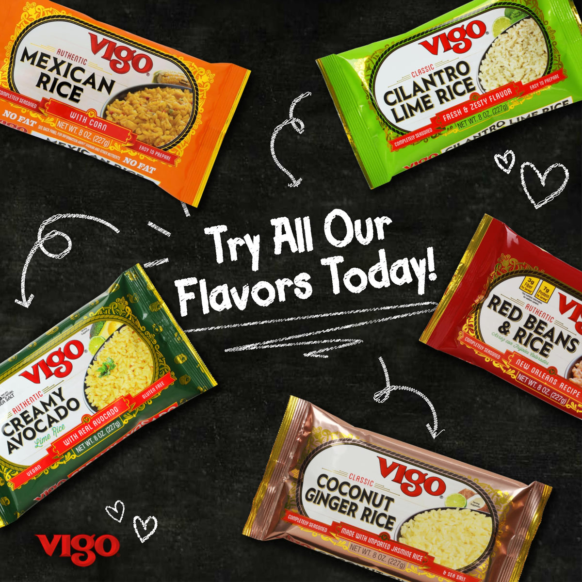 Vigo authentic line of seasoned rice dinners explored.