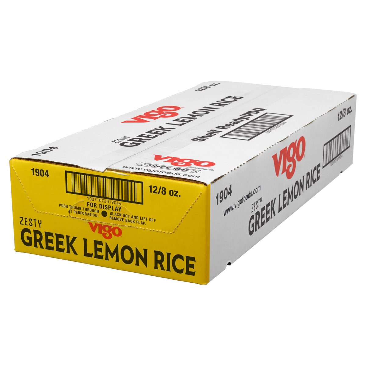 Serving bowl of Vigo lemon rice ready to pair with a meal.
