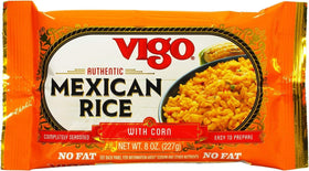 Vigo Authentic Mexican Rice with Corn in a bowl, a ready side dish