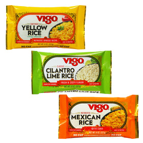 Vigo Authentic Rice Variety Pack box for pantry-ready meals.