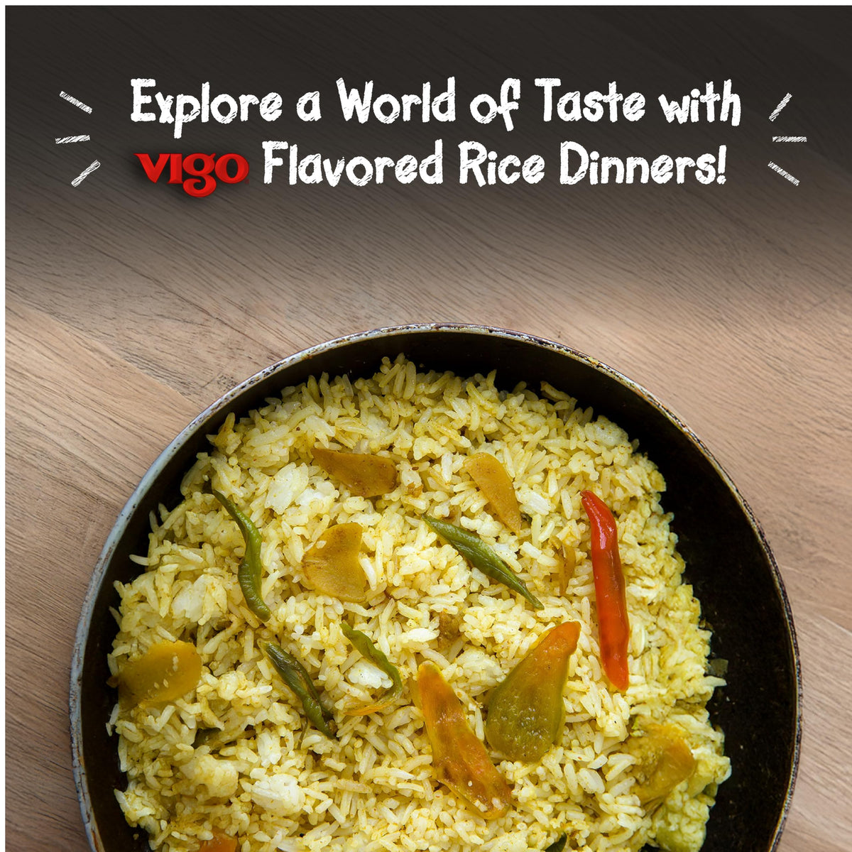Vigo Coconut Ginger Rice with lime garnish for quick serving idea.