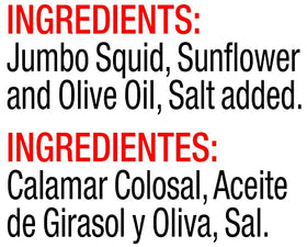 Vigo jumbo squid in oil enhances stir-fries with a savory Mediterranean touch.