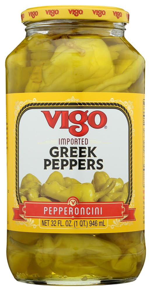 Vigo Pepper Greek bottle front view highlighting bold Mediterranean flavor potential