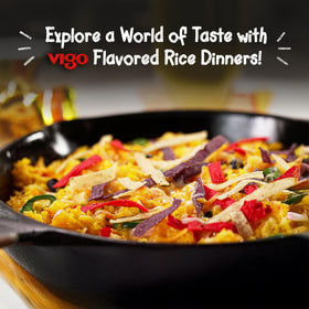 Vigo ready-to-eat Mexican rice, quick meals on busy days