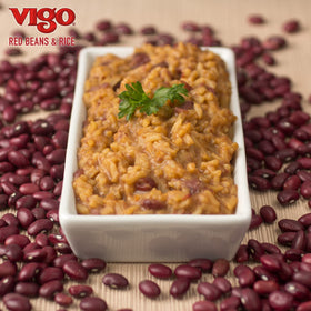 Serving Vigo red beans and rice as a complete meal for busy families.
