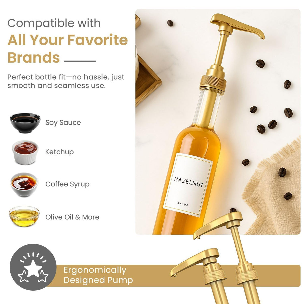 VIGOR PATH 750ml bottle compatibility ensures a secure fit during busy service.
