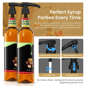 VIGOR PATH easy-to-clean design simplifies syrup refills and maintenance.