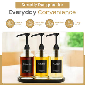 VIGOR PATH 750ml plastic pumps suited for busy beverage stations; not for glass bottles.