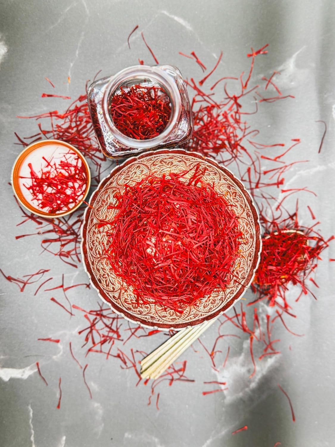 Vigr saffron used in biryani and rice for premium aroma.