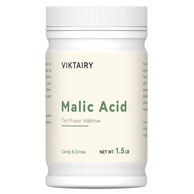 Viktairy malic acid powder jar for precise acidity in recipes.