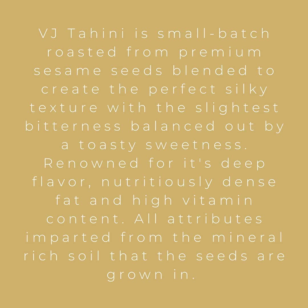 Villa Jerada creamy tahini texture is ideal for smoothies, spreads, and baking.