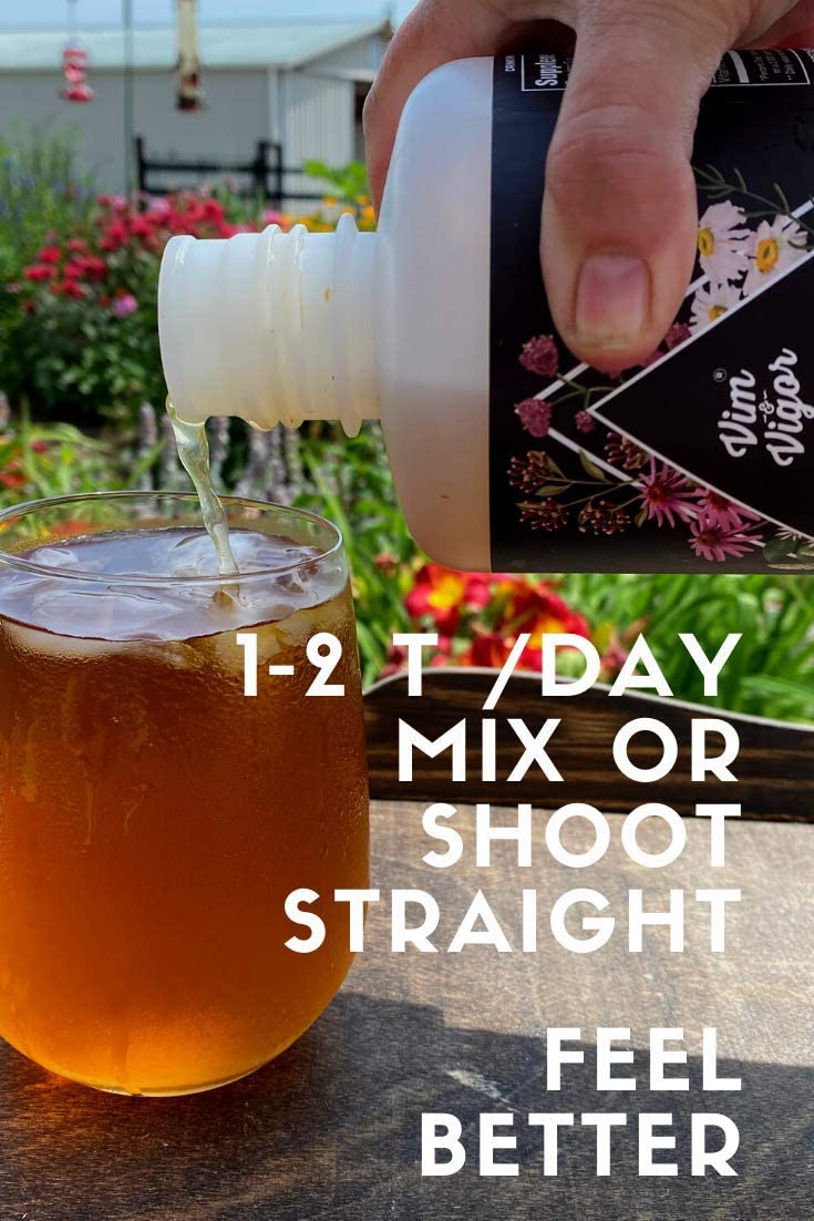 Handmade in the Midwest, Vim & Vigor bottle reflects small-batch craftsmanship.