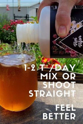 Handmade in the Midwest, Vim & Vigor bottle reflects small-batch craftsmanship.