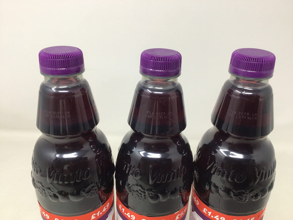 Graphic showing Vimto Squash ingredients, a versatile juice concentrate.