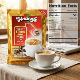 Vinacafe Gold Red hot or iced preparation suits any moment.