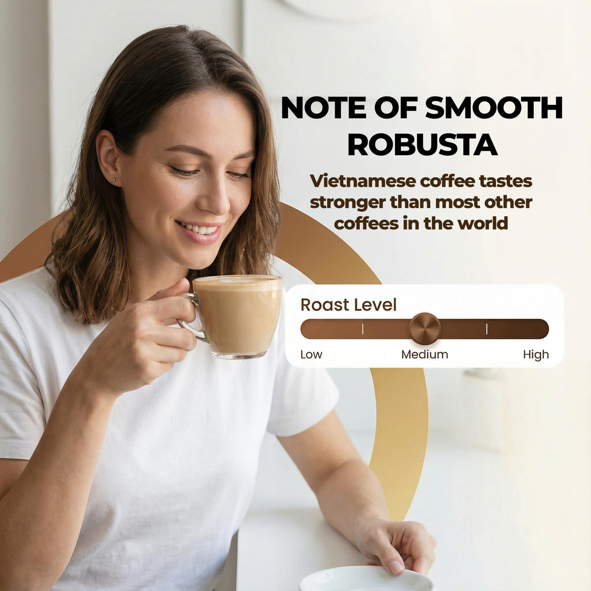 Vinacafe instant coffee cup steaming for fast satisfying brew