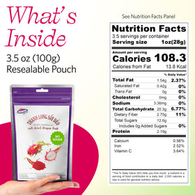 Vinamit dragon fruit slices ready-to-snack pack for on-the-go hydration and energy.