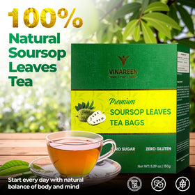 Gift pack of VINAREEN Soursop Leaves Tea ideal for tea lovers