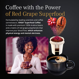 VINIA K-Cup pods on shelf for quick energy during busy mornings
