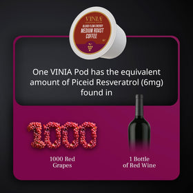 VINIA packaging on kitchen counter featuring a 30-count box