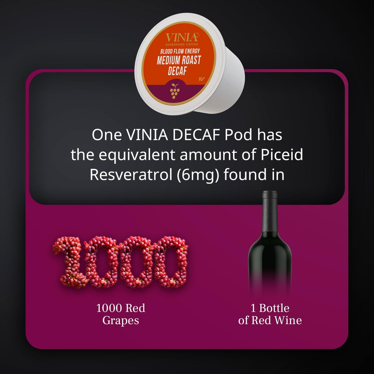 VINIA tasting notes hint at chocolatey smoky flavors in the cup