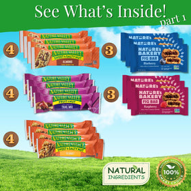 Vintage Candy Co. crunchy granola bars in deluxe box for quick energy
