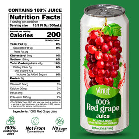 VINUT 12-pack of cans provides convenient family refreshment on the go.