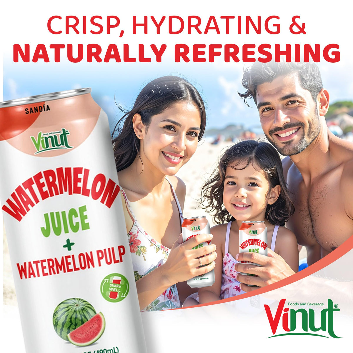 Vinut Watermelon Juice Pulp Refrigerated Display ready to drink
