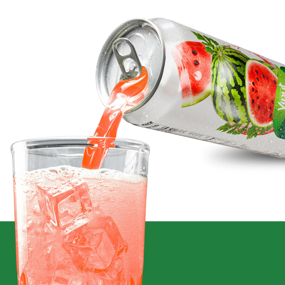 VINUT juice with slice and glass for versatile hydration
