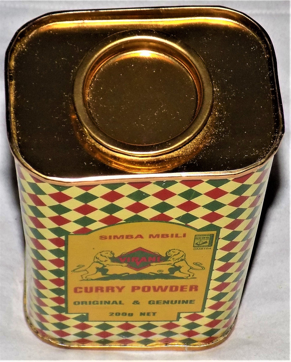 Virani Simba Mbili curry powder packaging offers quick, vibrant Kenyan flavor for weekly meals.